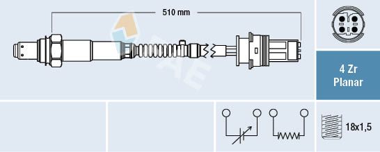 Sonda lambda FAE 77408