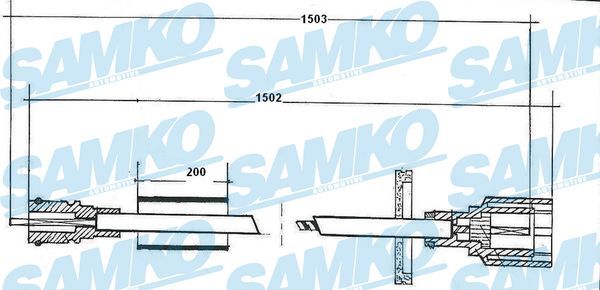 Linka tachografu SAMKO C0053SP