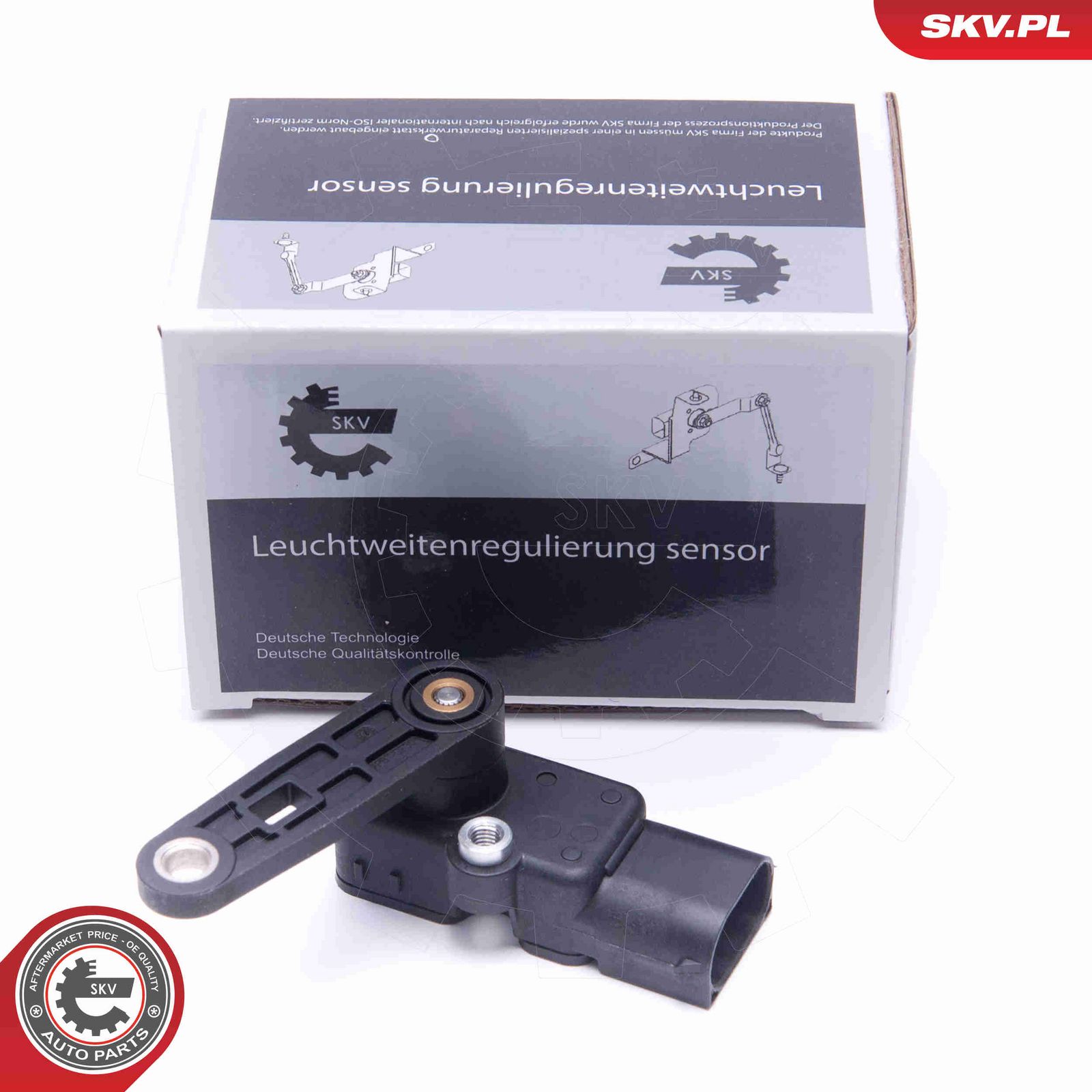 Sensors, lukturu augstuma regulēšana