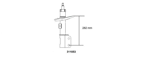Amortyzator AL-KO 311053