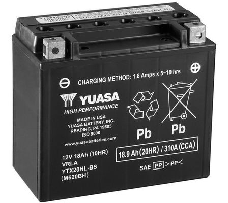 startovací baterie YUASA YTX20HL-BS