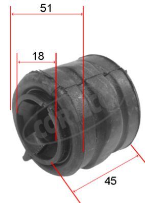 Zawieszenie, stabilizator CORTECO 80000096