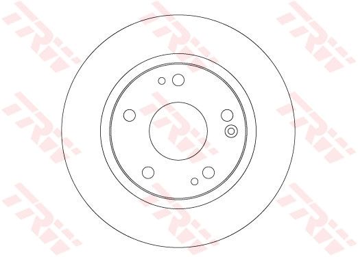 Brzdový kotouč TRW DF6704