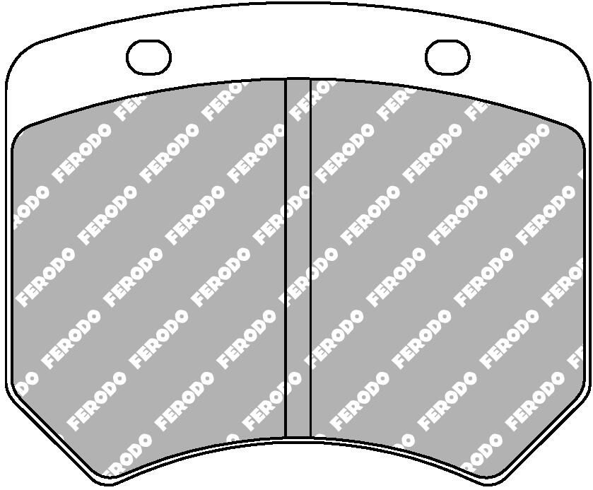 set placute frana,frana disc FERODO FCP825H