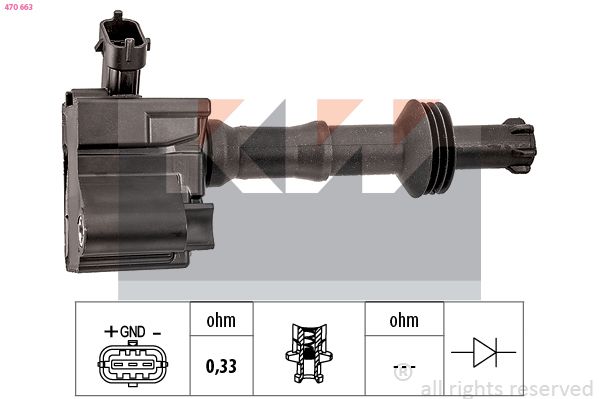 Cewka zapłonowa KW 470663