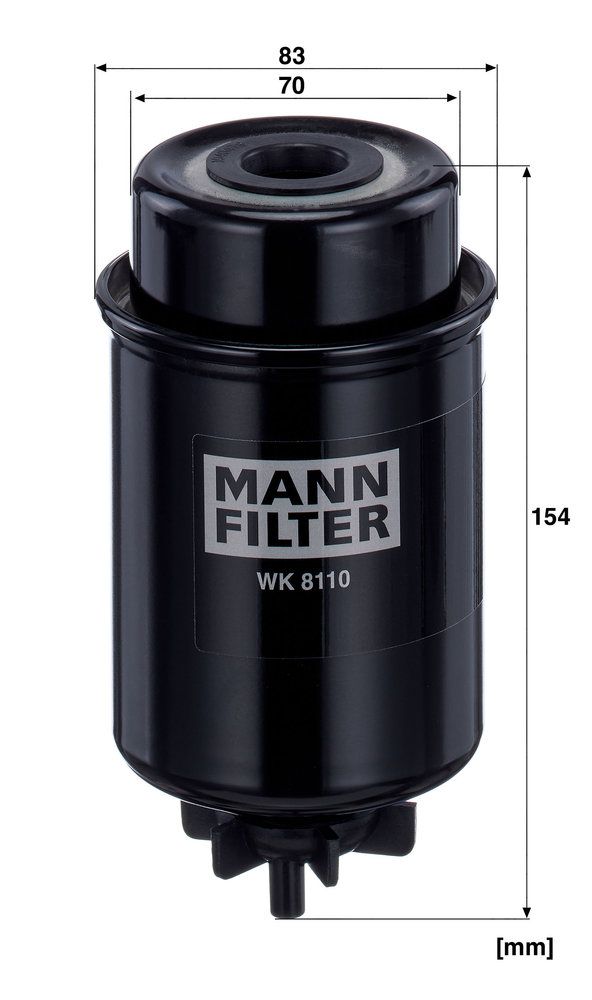 Levně Palivový filtr MANN-FILTER WK 8110