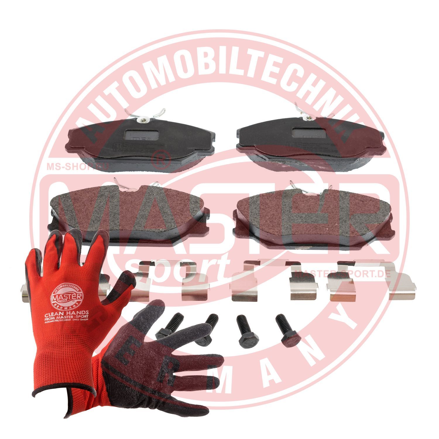 Zestaw klocków hamulcowych, hamulce tarczowe MASTER-SPORT GERMANY 13046028952N-SET-MSP