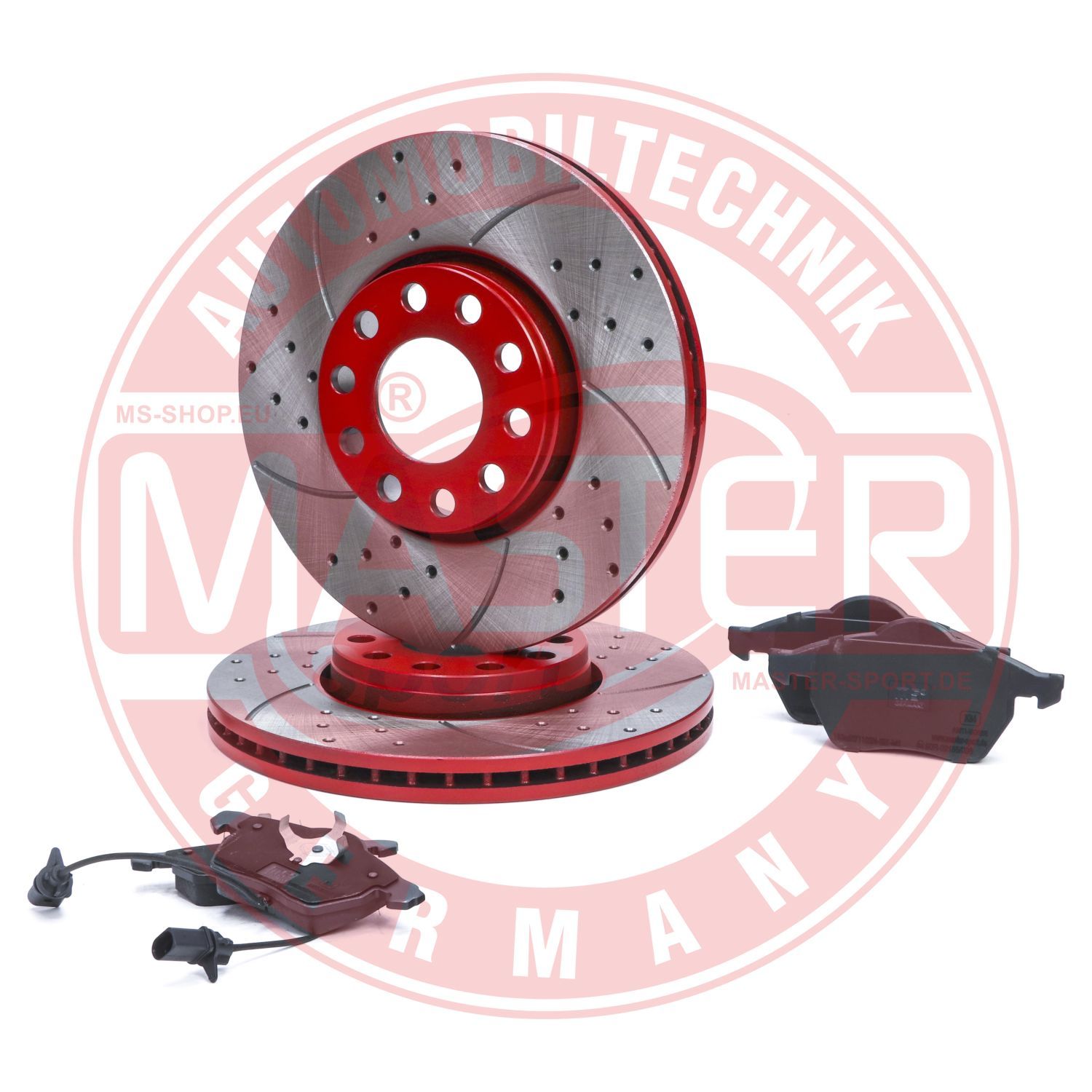 Zestaw do hamulców, hamulce tarczowe MASTER-SPORT GERMANY 202521710