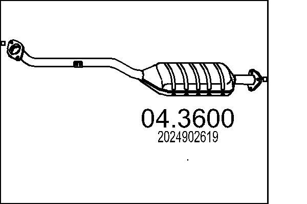 Katalizator MTS 04.3600
