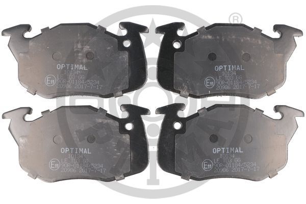 Zestaw klocków hamulcowych, hamulce tarczowe OPTIMAL BP-10134