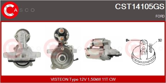 Levně Startér CASCO CST14105GS
