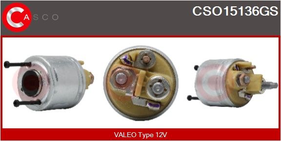 Elektromagnetický spínač, startér CASCO CSO15136GS