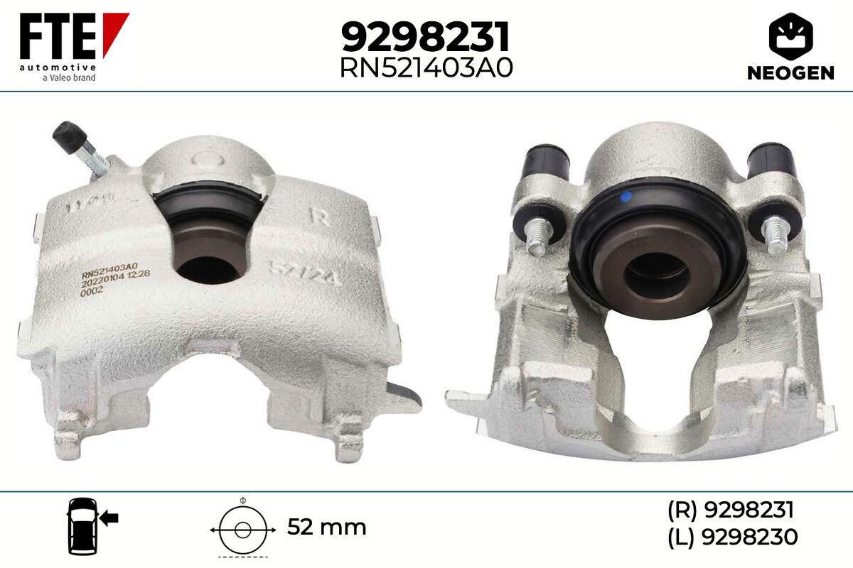 Etrier frana FTE NEOGEN 9298231