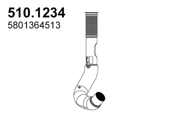 Racord evacuare ASSO 510.1234