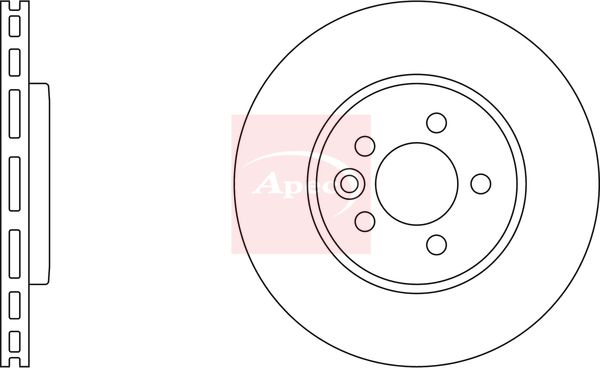 Apec - Front Brake Disc
