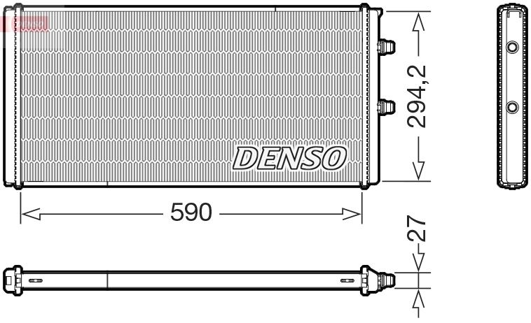 Radiator, racire motor DENSO DRM05076