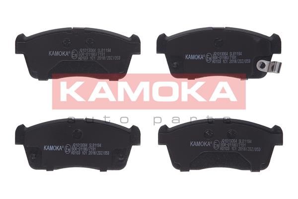 Levně Sada brzdových destiček, kotoučová brzda KAMOKA JQ1013064