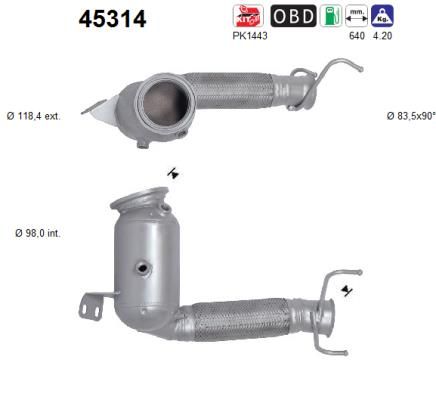 Katalizator AS 45314