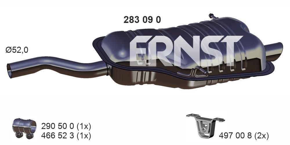 Toba esapament finala ERNST 283090