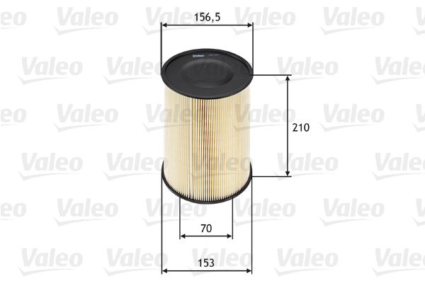 Vzduchový filter VALEO 585653