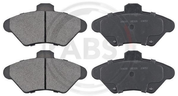 Zestaw klocków hamulcowych, hamulce tarczowe A.B.S. 38600