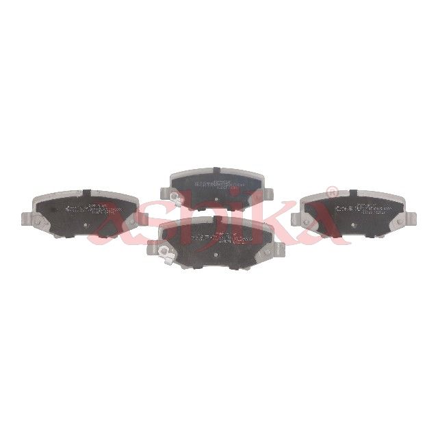 set placute frana,frana disc ASHIKA 51-09-901