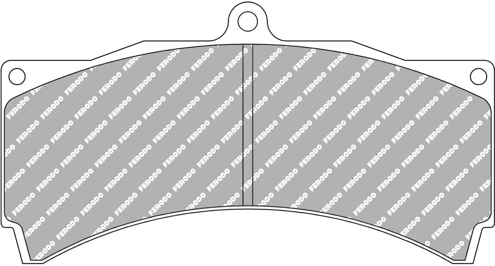set placute frana,frana disc FERODO FRP3076H