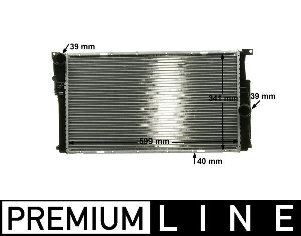 Chłodnica, układ chłodzenia silnika MAHLE CR 1908 000P