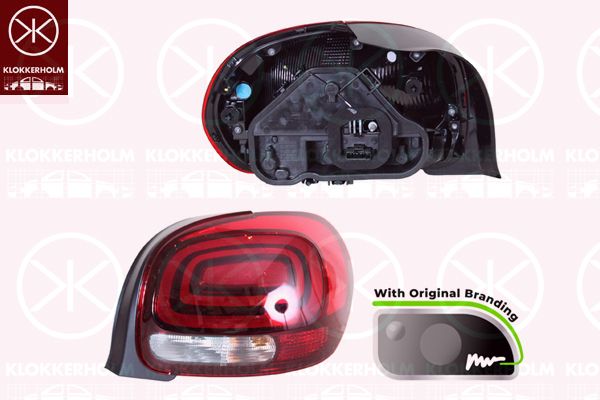 Lampa tylna zespolona KLOKKERHOLM 05330702A1