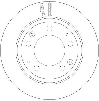 Levně Brzdový kotouč TRW DF6280S