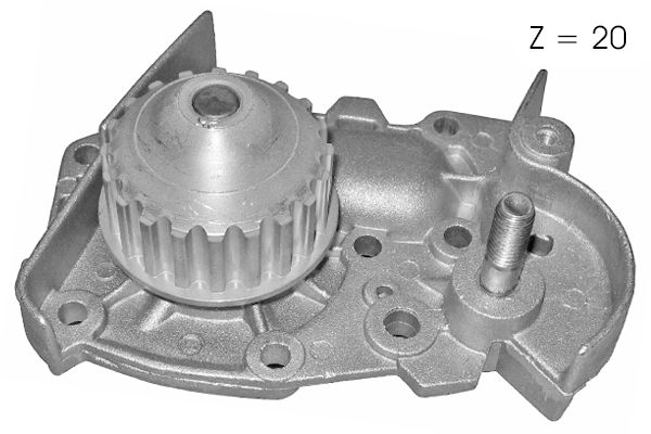 Pompe à eau, refroidissement du moteur