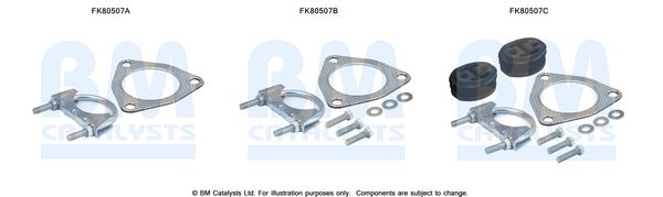 Zestaw montażowy, katalizator BM CATALYSTS FK80507