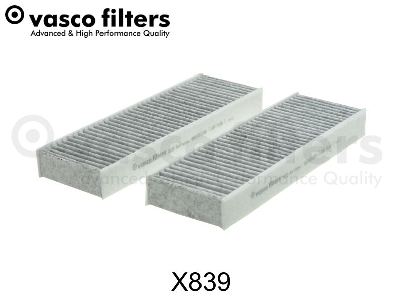 Filtr, wentylacja przestrzeni pasażerskiej DAVID VASCO X839