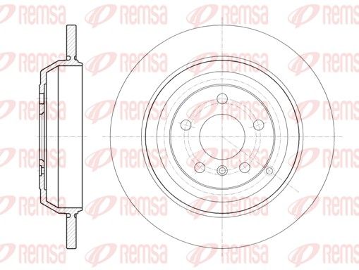 Tarcza hamulcowa REMSA 61166.00