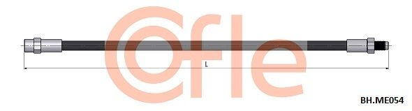 Przewód hamulcowy elastyczny COFLE 92.BH.ME054