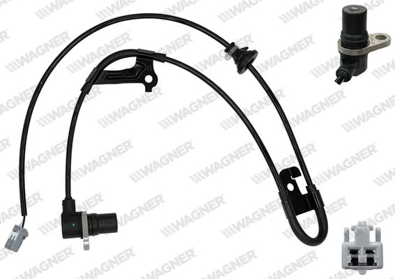 Czujnik, prędkość obrotowa koła WAGNER ABS00856
