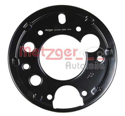 Panel rozbryzgiwujący, tarcza hamulcowa METZGER AUTOTEILE 6115185