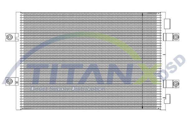 Condensator, climatizare TITANX CD369008