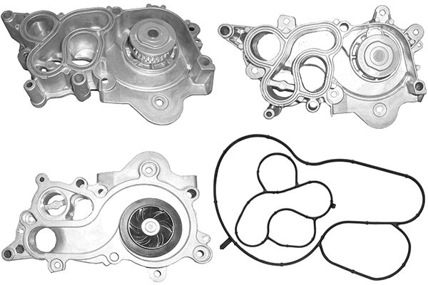 Pompe à eau, refroidissement du moteur