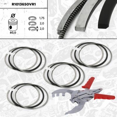 Set segmenti piston ET ENGINETEAM boxET – service kit R1013650VR1