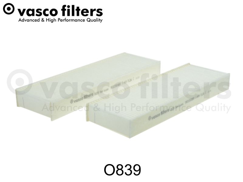 Filtr, wentylacja przestrzeni pasażerskiej DAVID VASCO O839