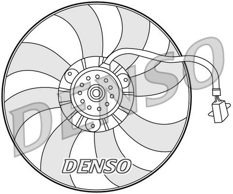 Větrák, chlazení motoru DENSO DER32007