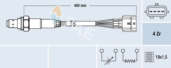 Sonda lambda FAE 77589