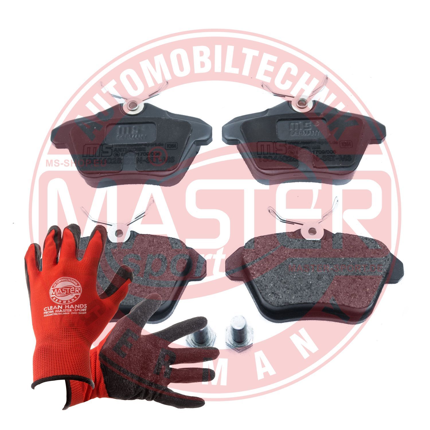 Zestaw klocków hamulcowych, hamulce tarczowe MASTER-SPORT GERMANY 13046028272N-SET-MSP