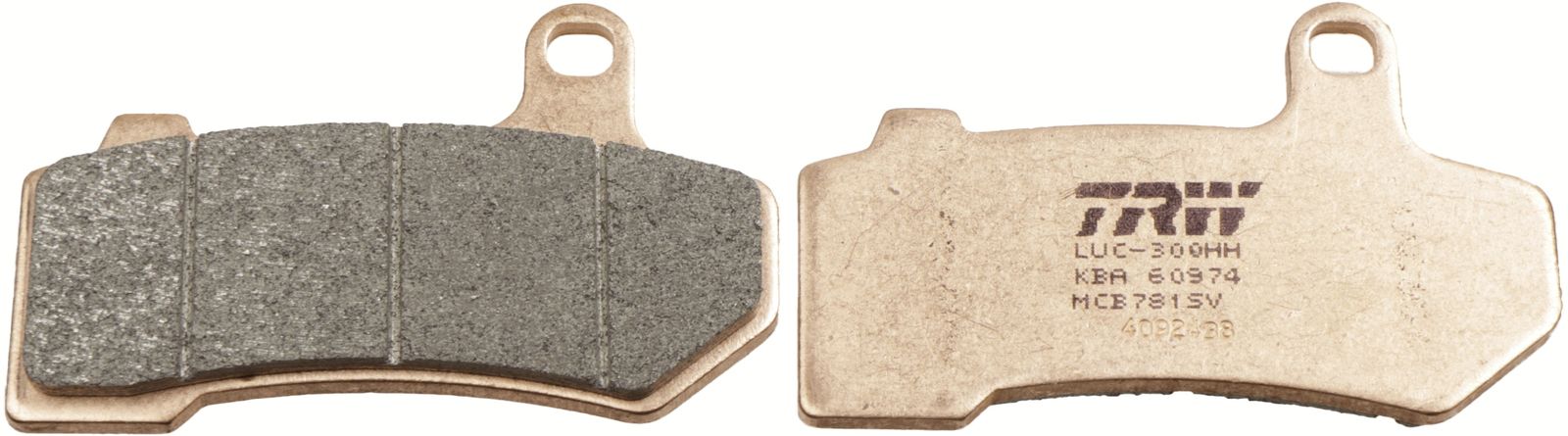 set placute frana,frana disc TRW MCB781SV