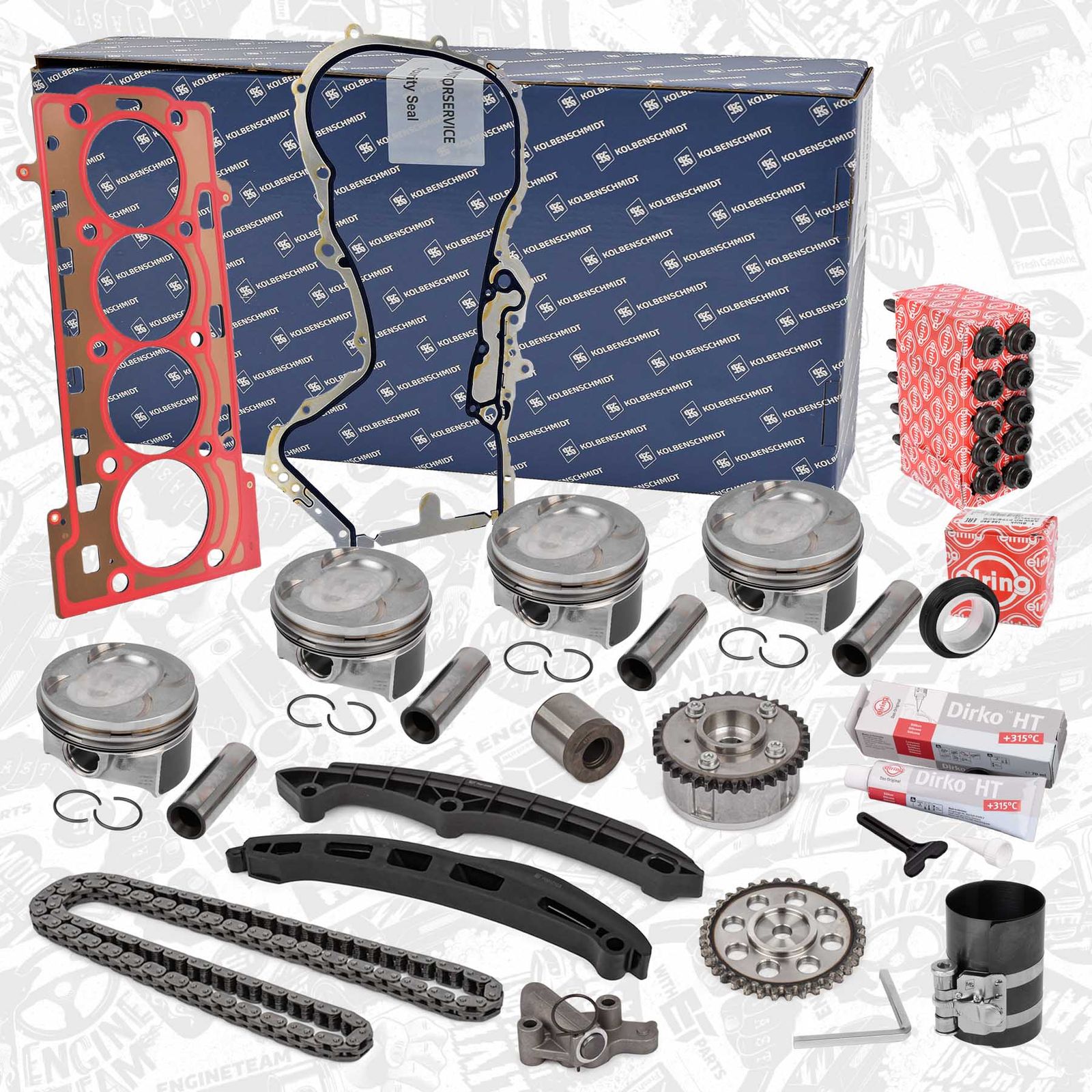 Set pistoane ET ENGINETEAM boxET – service kit PM009800KS