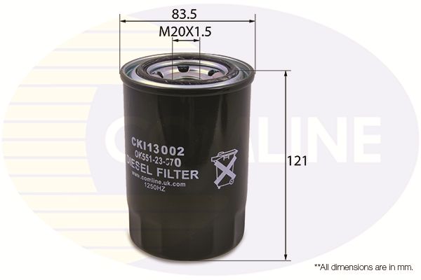 Filtr paliwa COMLINE CKI13002
