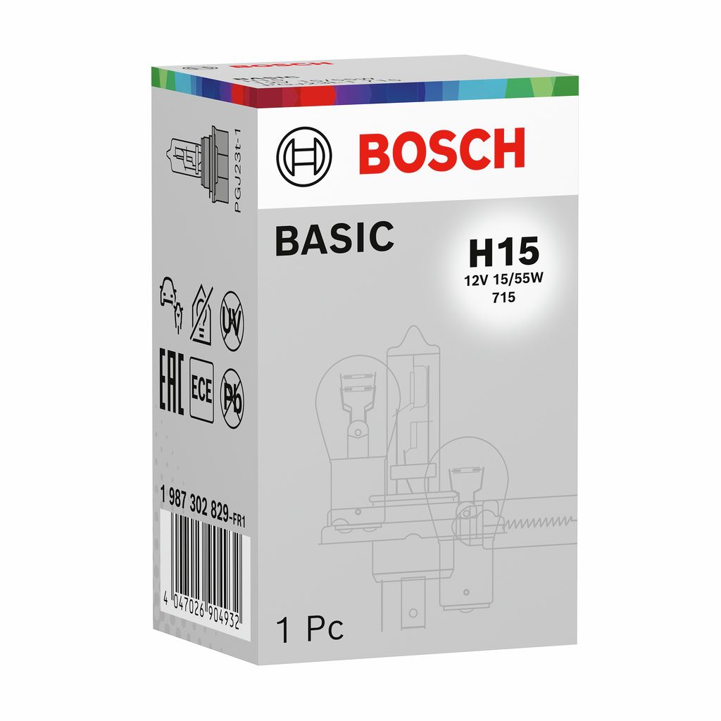Bec, far faza lunga BOSCH Basic WS 1 987 302 829