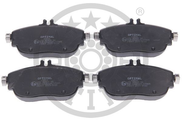 Zestaw klocków hamulcowych, hamulce tarczowe OPTIMAL BP-12609