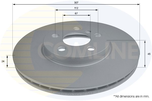 Tarcza hamulcowa COMLINE ADC2802V